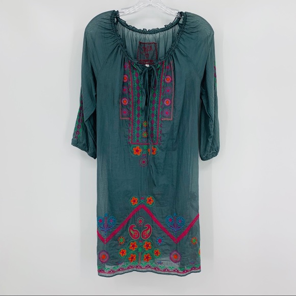 Johnny Was Dresses & Skirts - Johnny Was JWLA Peasant Style Dress, Size XS